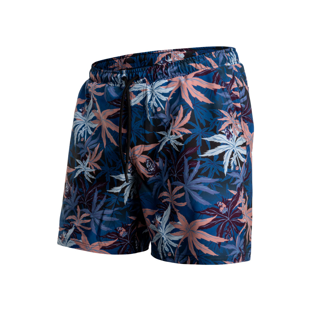 【BN3TH】AGUA VOLLEY 2N1 SHORT-7 TROPICAL HIGH BLACK