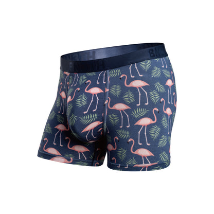 【BN3TH】CLASSIC TRUNK PRINT FLAMINGOS NAVY