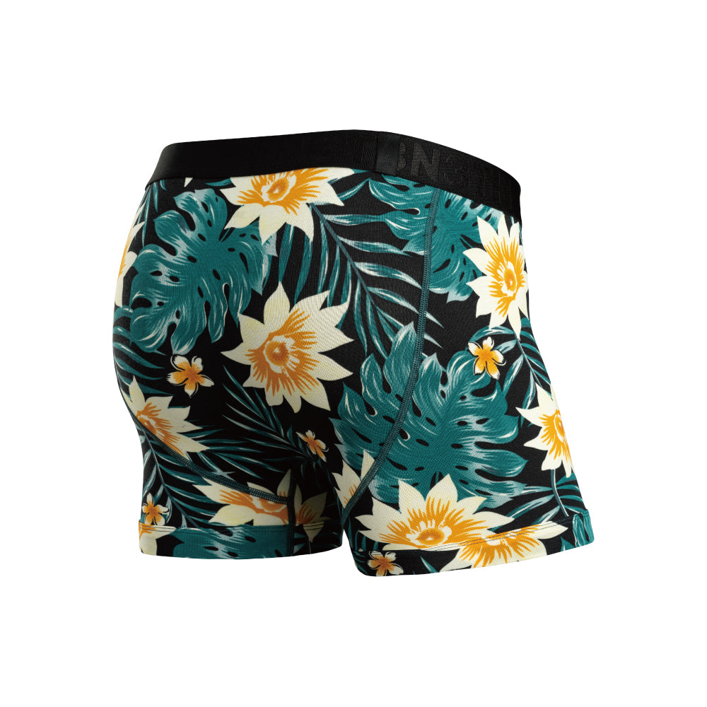 SALE【BN3TH】CLASSIC TRUNK PRINT TROPICAL FLORAL BLACK