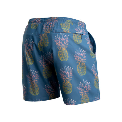 【BN3TH】AGUA VOLLEY 2N1 SHORT-7 GRANDE PINEAPPLE FADE FOG