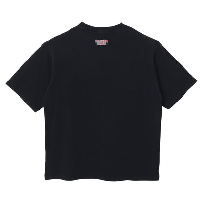 【LURKING CLASS】SICK IN THE HEAD ACID WASHED S/S TEE BLACK ACID