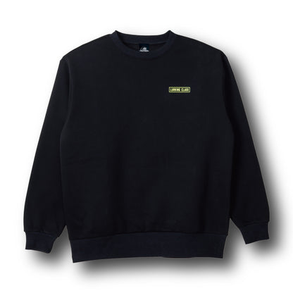 【LURKING CLASS】SLOW YOUR ROLL CREW BLACK