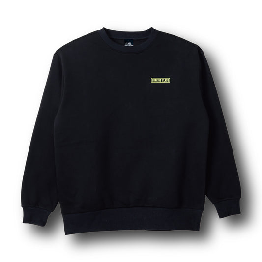 【LURKING CLASS】SLOW YOUR ROLL CREW BLACK