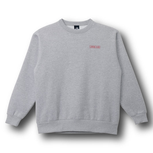 【LURKING CLASS】SLOW YOUR ROLL CREW GREY