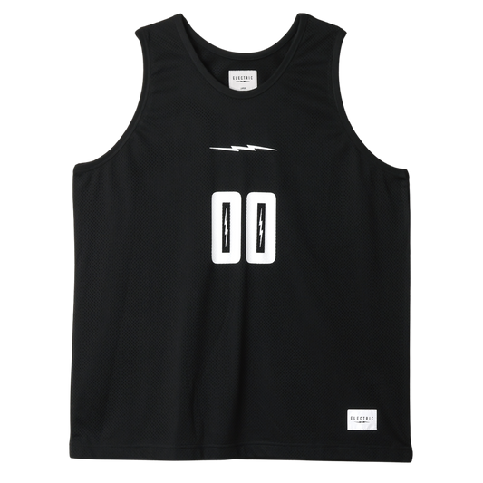 【ELECTRIC】SQUAD NUMBER MESH TANK BLACK
