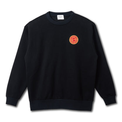 【ELECTRIC】STRIKE PATCH CREW BLACK/RED