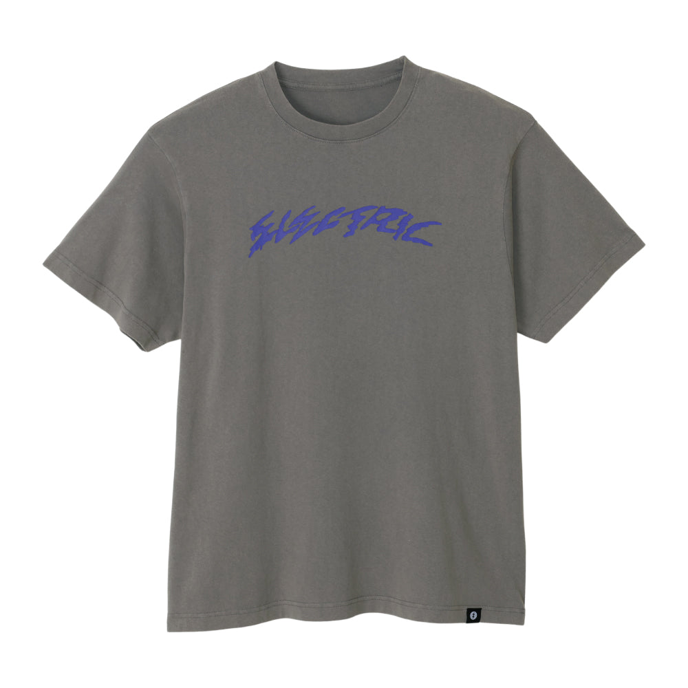 【ELECTRIC】THE ELECTRIC #1 ACID WASH S/S TEE DARK SILVER ACID