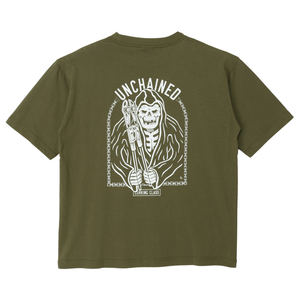 【LURKING CLASS】UNCHAINED S/S TEE FOREST GREEN