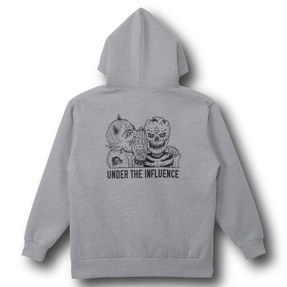 【LURKING CLASS】UNDER THE INFLUENCE HOOD GREY