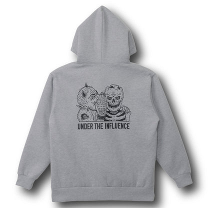 【LURKING CLASS】UNDER THE INFLUENCE HOOD GREY