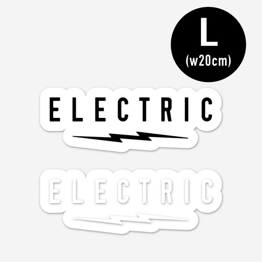 【ELECTRIC】UNDERVOLT CLEAR STICKER L size