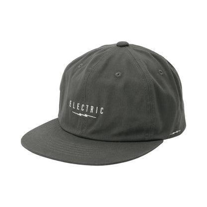 【ELECTRIC】UNDERVOLT COTTON TWILL 6 PANEL CAP CHARCOAL