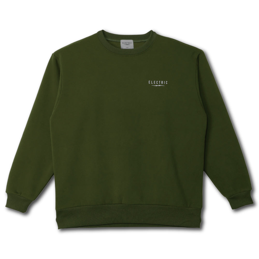 【ELECTRIC】UNDERVOLT CREW OLIVE