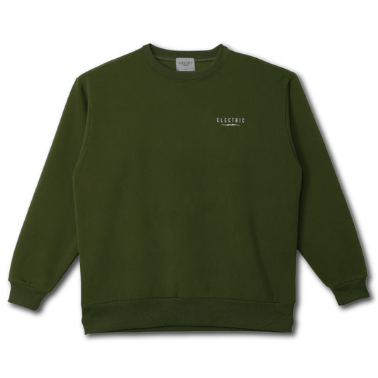 【ELECTRIC】UNDERVOLT CREW OLIVE