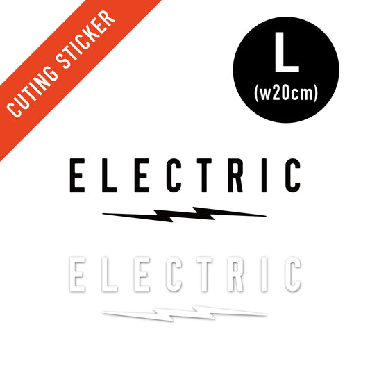 【ELECTRIC】UNDERVOLT CUTTING STICKER L size