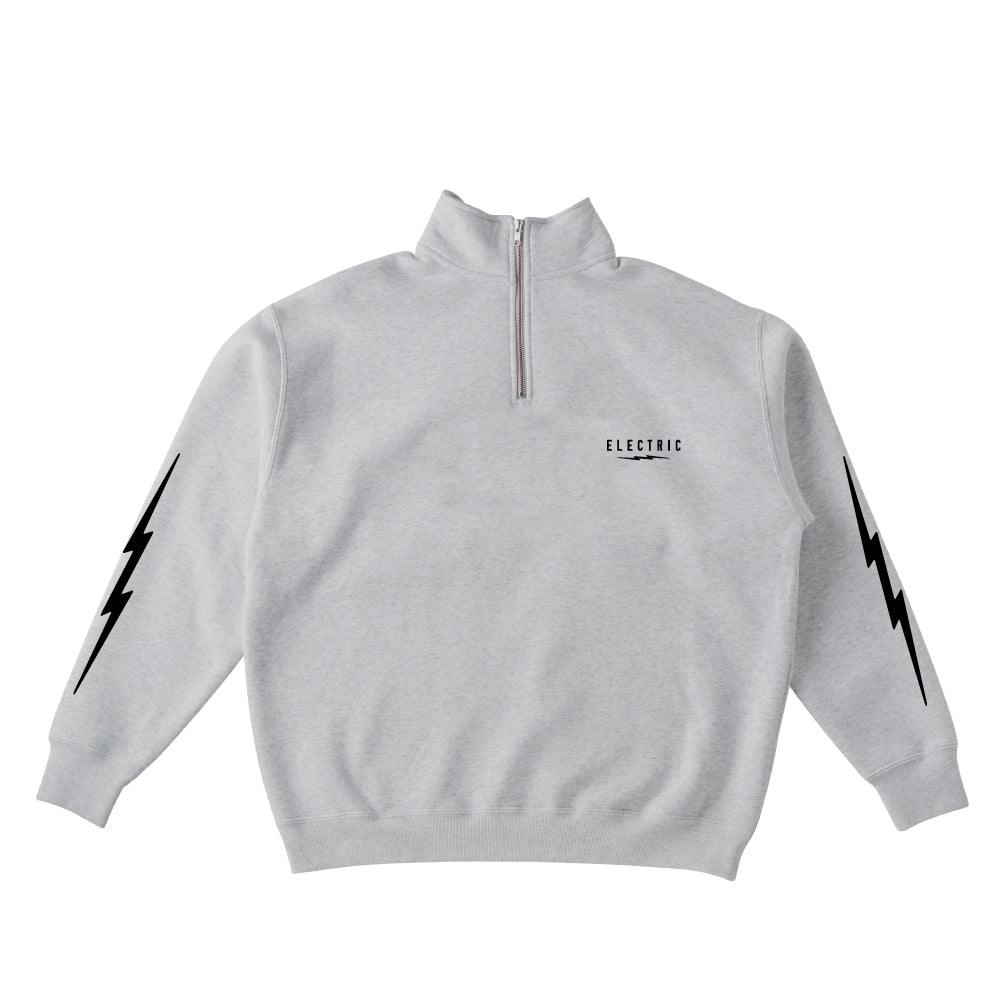 【ELECTRIC】UNDERVOLT HALF ZIP ASH
