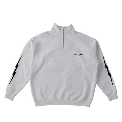 【ELECTRIC】UNDERVOLT HALF ZIP ASH