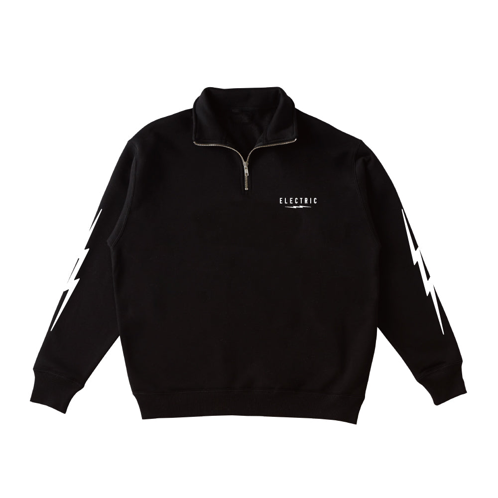 【ELECTRIC】UNDERVOLT HALF ZIP BLACK