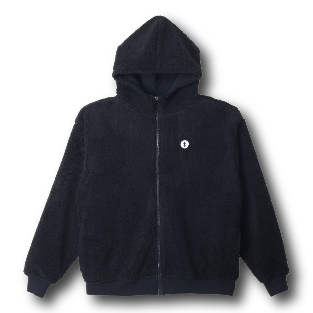 【ELECTRIC】UNDERVOLT REVERSIBLE FULL ZIP HOOD BLACK
