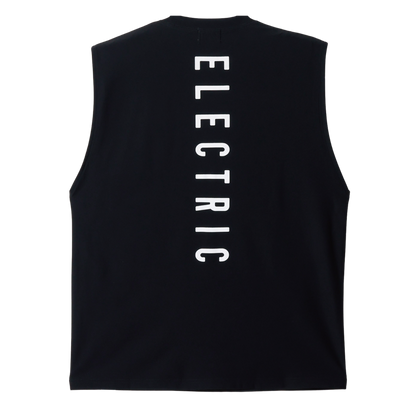 【ELECTRIC】VERTICAL LOGO DRY NO SLEEVE BLACK