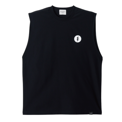 【ELECTRIC】VERTICAL LOGO DRY NO SLEEVE BLACK