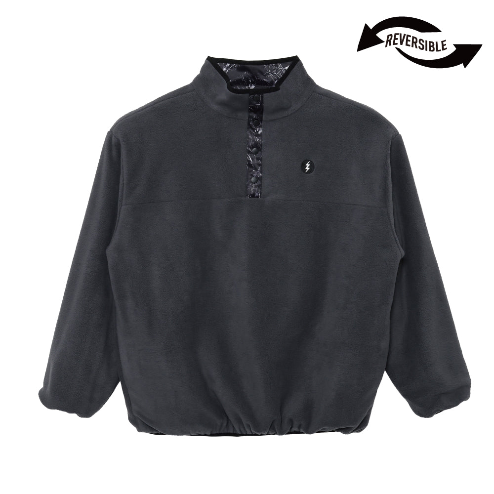 【ELECTRIC】VOLT REVERSIBLE STAND PULLOVER NIGHT CAMO×CHARCOAL