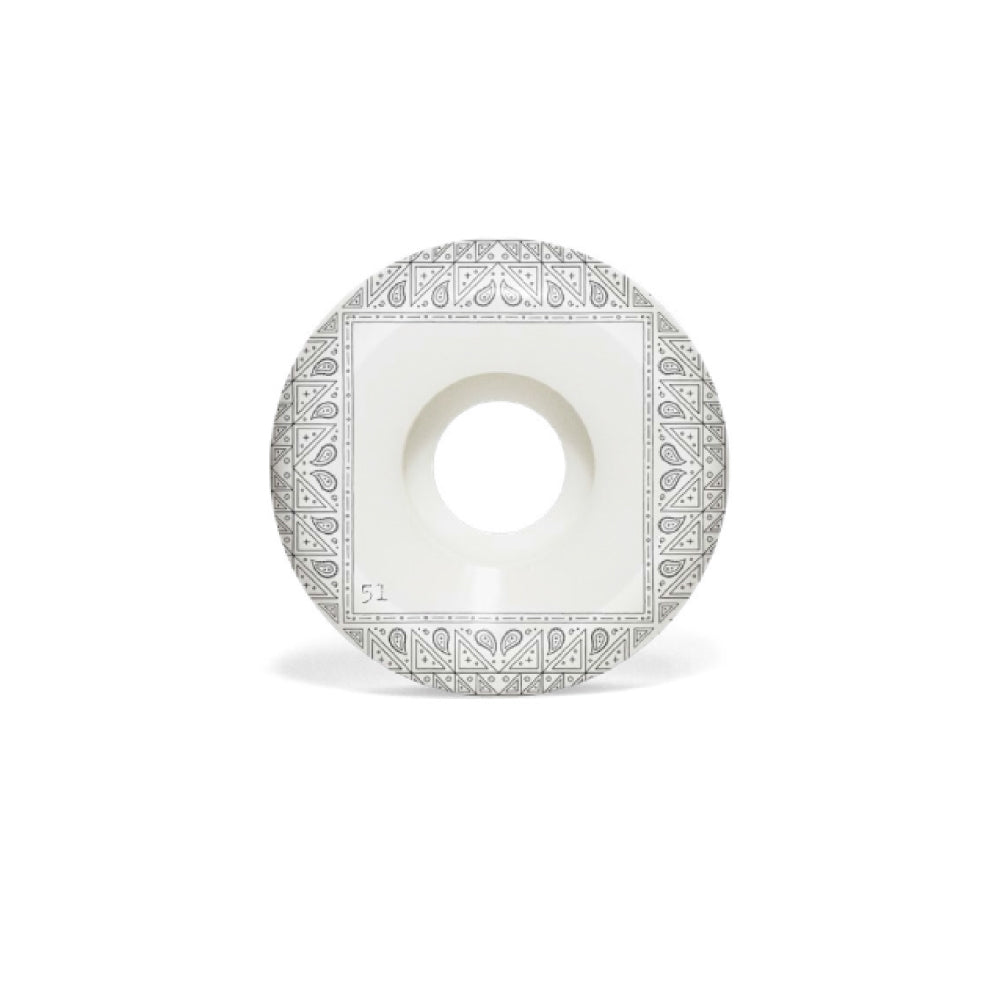 【CHOCOLATE】WHEEL BANDANA (99DU) WHITE