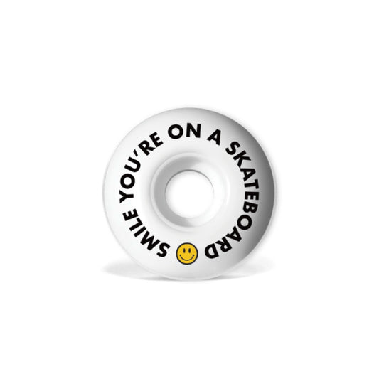 【CHOCOLATE】WHEEL SMILE STAPLE (99DU) WHITE