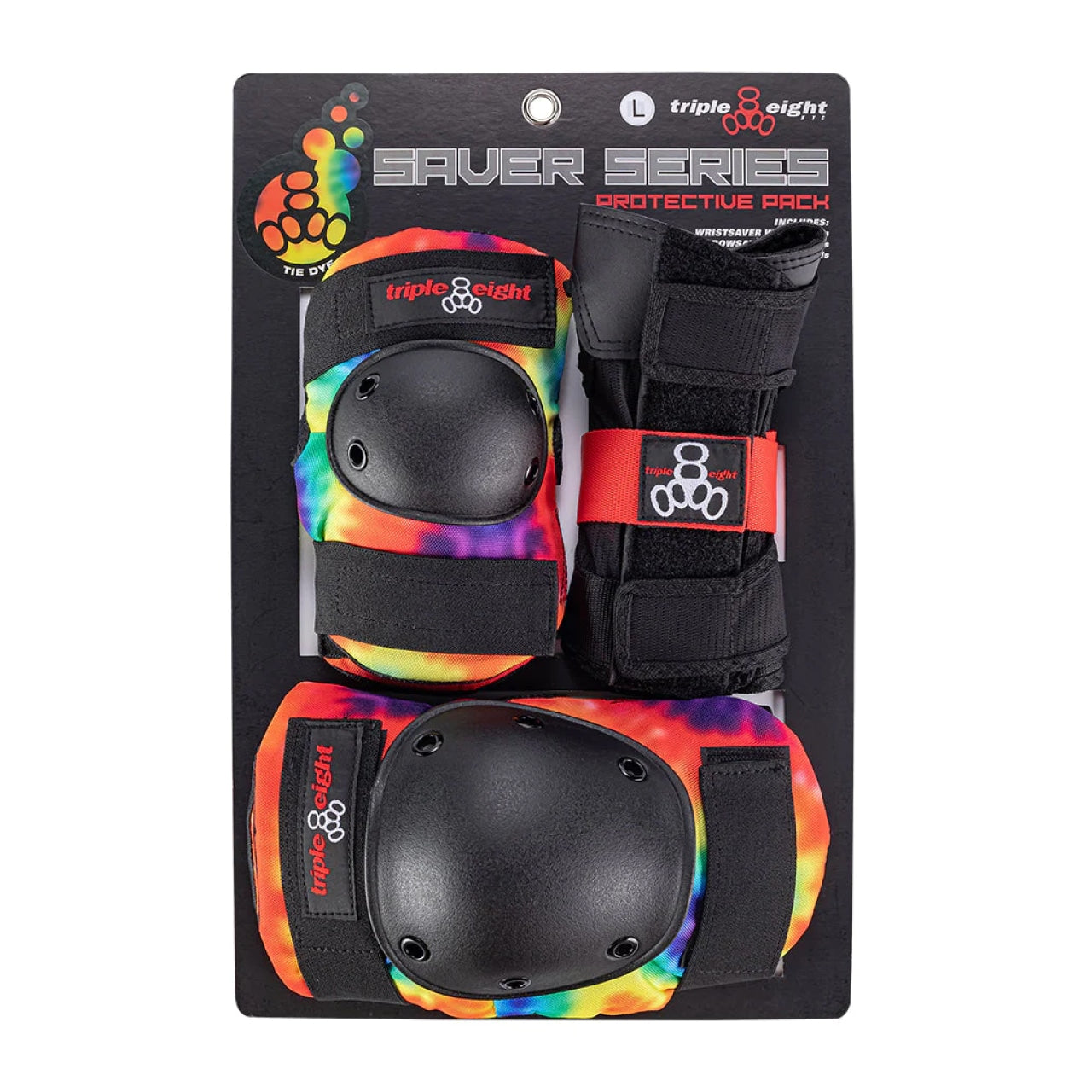 【triple eight】Jr SAVER PROTECTIVE 3-PACK TIE DYE