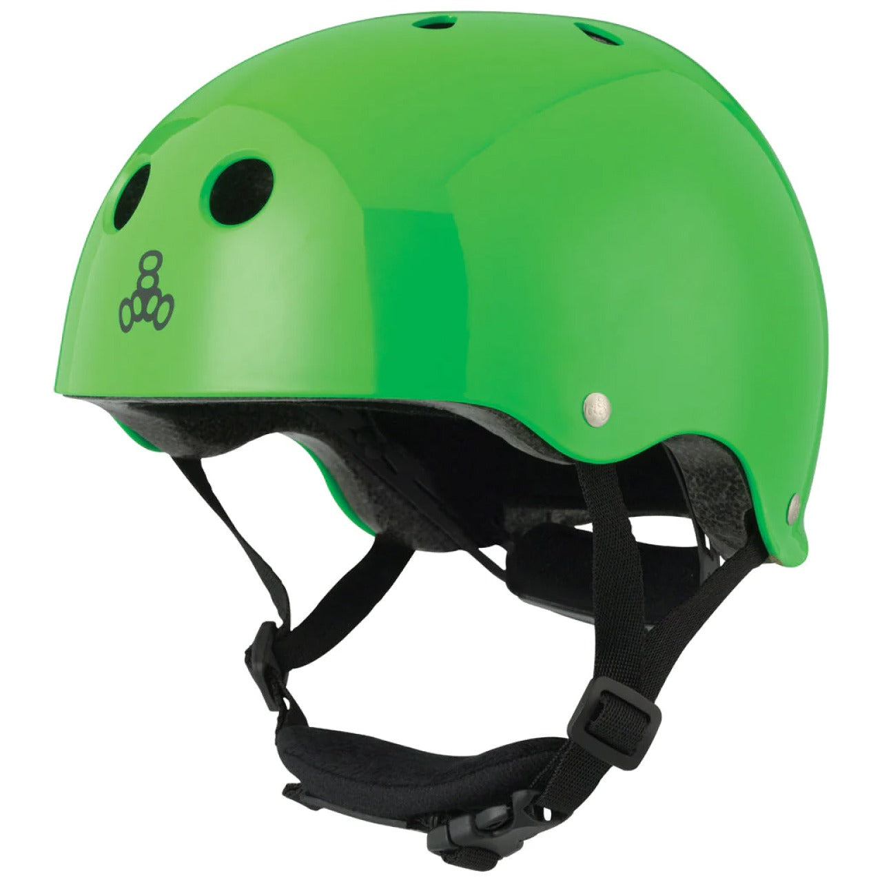 【triple eight】LIL 8 YOUTH HELMET NEON GREEN GLOSSY