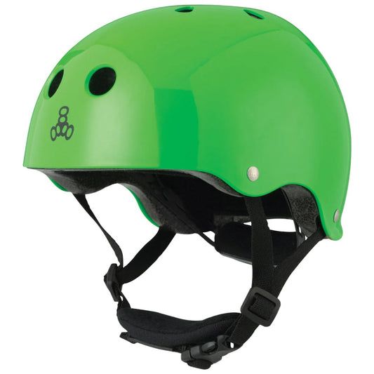 【triple eight】LIL 8 YOUTH HELMET NEON GREEN GLOSSY