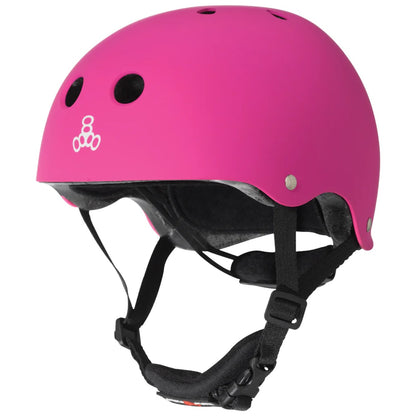 【triple eight】LIL 8 YOUTH HELMET NEON PINK MATTE