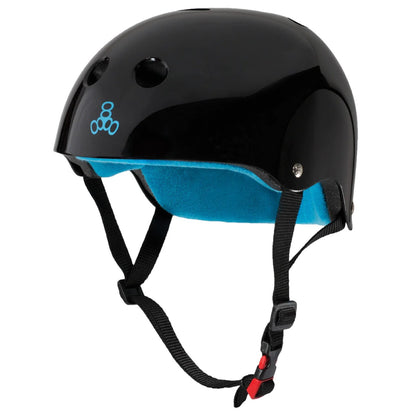 【triple eight】THE CERTIFIED SWEATSAVER BLACK GLOSSY