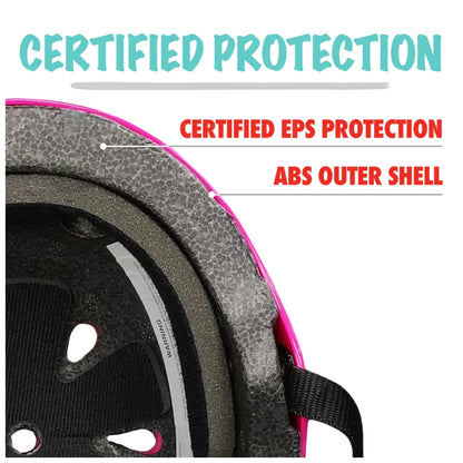 【triple eight】WIPEOUT SKATE THE DAY ERASE HELMET NEON PINK